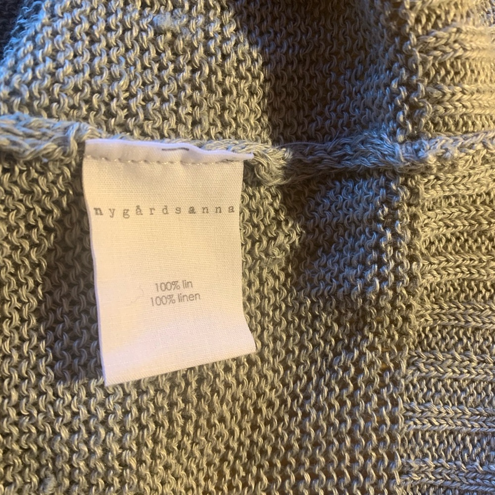 100% Linen Cropped Cardigan